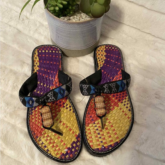 ✨🆕✨New Colorful Woven Women's Sandals - Picture 1 of 3